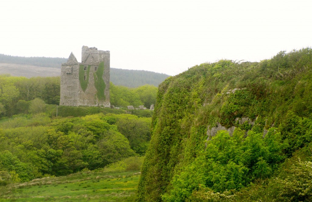 Ballinalacken Castle. Yeah, we have castles here. They're scattered all over the place. We hardly notice it anymore.