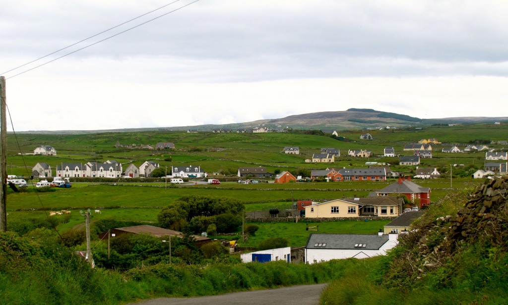 Looking down on Doolin village.