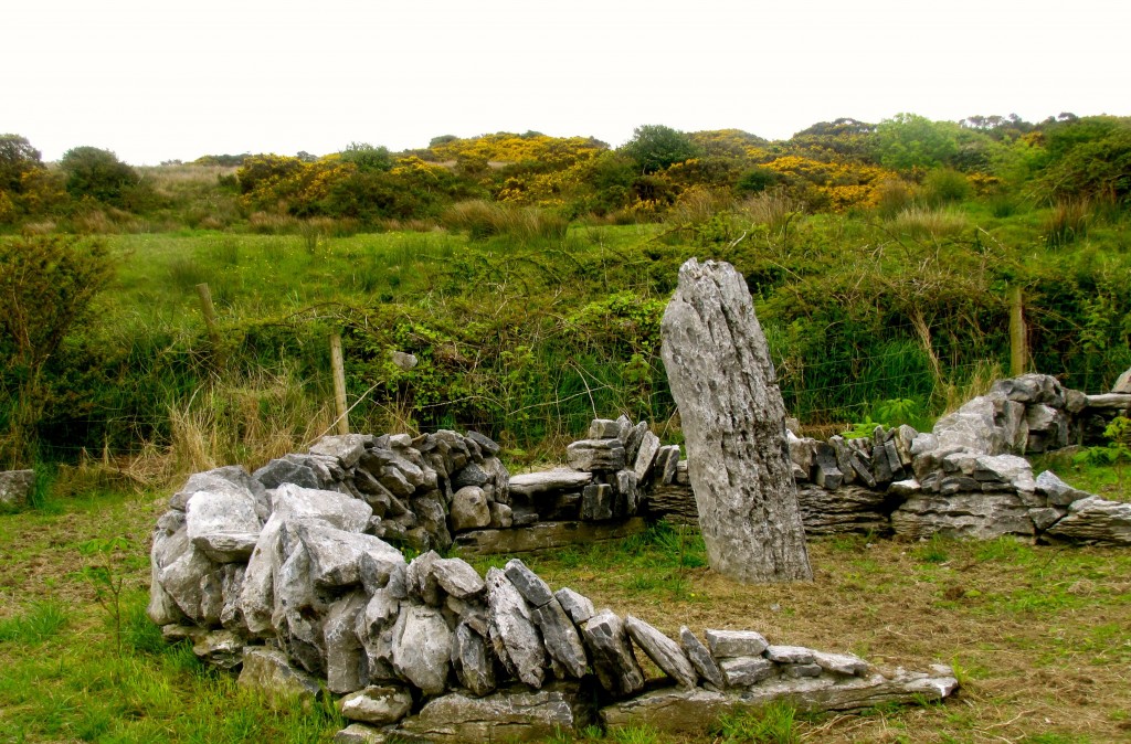 The stones are all gathered from the limestone that makes up the Burren.