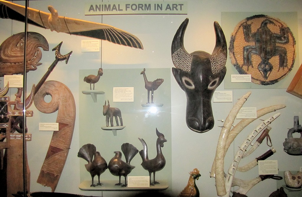 For example, there's a section of animal figures in art.